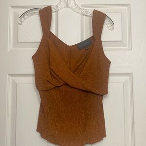 NWOT Anthropologie metallic tank size Small